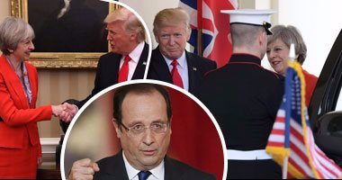 "أرفع راسك فوق.. أنت أوروبى".. "القارة العجوز" تواجه تحالف "ترامب ـ ماى" من لشبونة.. صحيفة إسبانية تحذر من مستقبل الدول الأوروبية فى وجود الرئيس الأمريكى الجديد.. وهولاند : نعم.. أوروبيين ونفتخر