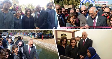 بالصور.. رئيس مجلس النواب ووزيرة التعاون الدولى يزوران المشروعات التنموية بأسوان.. عبد العال يطالب بزيادة مخصصات تطوير المستشفى المركزى بالمحافظة.. وسحر نصر تخصص 30% من تمويل المشروعات الصغيرة بالصعيد