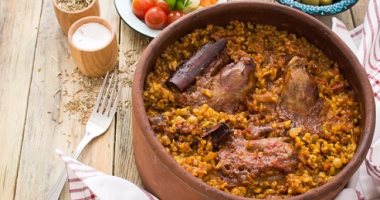 طريقة عمل برام الحمام بالفريك والكبد