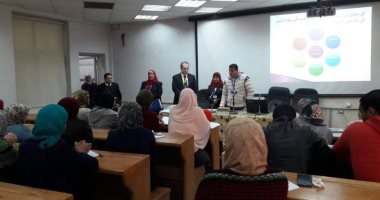 ورش عمل ومعرض للأطفال ذوى الإعاقة بجامعة الزقازيق