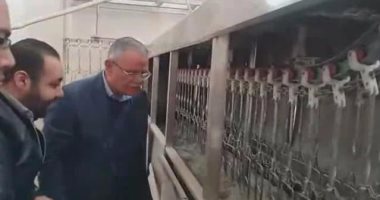 محافظ المنيا يتابع أعمال إنشاء المجزر الآلى بالمنطقة الصناعية