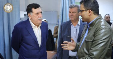 فائز السراج يقوم بجولة تفقدية لمستشفى الجلاء فى العاصمة طرابلس