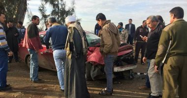 مصرع سيدة وإصابة 2 من أسرة واحدة فى انقلاب سيارة بطريق أسوان ـ أبوسمبل