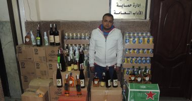 ضبط مدير محل يبيع الخمور والمشروبات الكحولية بدون ترخيص بالقاهرة