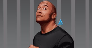 بالصور... أحمد السباعى يبدع فى رسم المشاهير بطريقة "فيكتور ارت