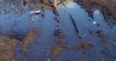غرق شوارع قرية كفر سلامون بالبحيرة فى مياه المجارى.. والأهالى يستغيثون
