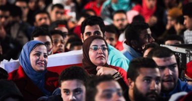 ملحمة وطنية للجماهير بمركز الجزيرة لحظة السلام الجمهورى