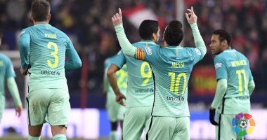 شاهد.. برشلونة يقترب من نهائى كأس إسبانيا بثنائية أمام أتلتيتكو مدريد
