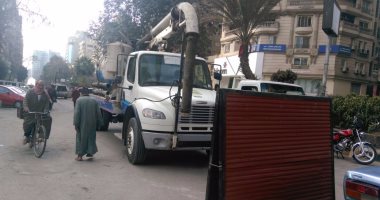 بالصور.. المرور: إغلاق شارع وادى النيل فى الاتجاهين بسبب إنشاءات المترو