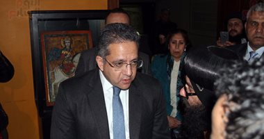 وزير الآثار يعاين  المنطقة الأثرية بالمطرية ويلتقى أعضاء مجلس النواب