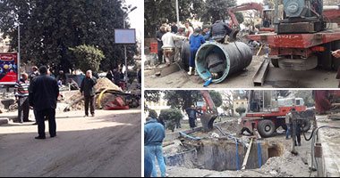 أزمة "جوان الجيزة" تكشف تخبط "النقل" و"الإسكان" فى مشروع المترو.. انقطاع المياه لأكثر من 50 ساعة فى 22 منطقة.. خبير: المواسير عمرها أكثر من 70 عاما.. والوزيران ومحافظ الجيزة تواجدوا فجرا بالموقع