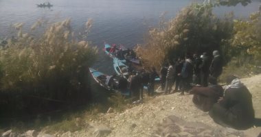 بالصور.. الحماية المدنية تواصل جهودها لانتشال جثة ربة منزل ونجلها غرقا بقنا
