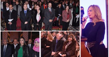 نجوم الفن فى المؤتمر الصحفى لمهرجان الأقصر للسينما الأفريقية