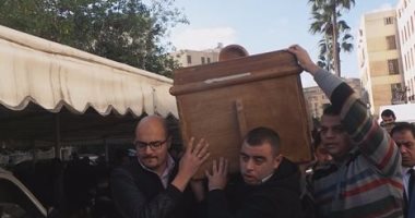 جنازة مهيبة للطالبة شدوى محمد إحدى ضحايا أتوبيس نوبيع بالإسكندرية 