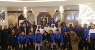 شاهد.. غداء لاعبى الزمالك فى الإمارات قبل السوبر