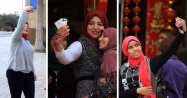 من السيلفى للشوبينج.. بالصور.. البنات بيعملوا أيه فى معرض الكتاب؟