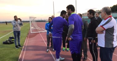 بالصور.. السفير يزور الزمالك فى المران قبل السوبر