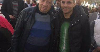 زيدان يتابع مباراة مصر والكاميرون فى نادى الزمالك