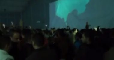 بالفيديو.. أهالى غزة يتجمعون لمؤازرة منتخب مصر