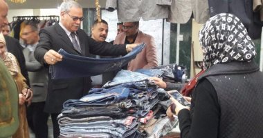 افتتاح معرض الخير للملابس بملوى بالمنيا