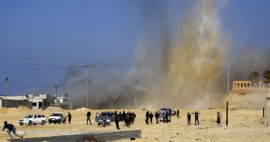 إصابة 3 فلسطينيين فى قصف إسرائيلى لمواقع غرب خان يونس بقطاع غزة