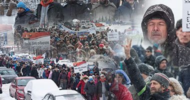  المئات يتحدون الصقيع فى كيبيك إحياء لذكرى ضحايا الهجوم على المسجد