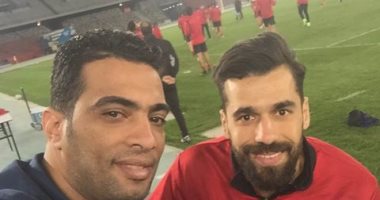شادى محمد يحضر مران الأهلى استعدادًا للسوبر: "من جاور السعيد يسعد"