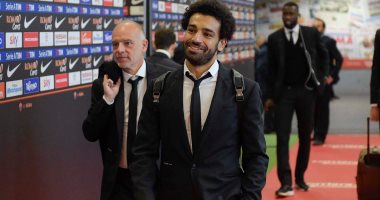 شاهد.. وصول محمد صلاح مع نجوم روما لملعب "الأولمبيكو"