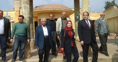 جولات تفقدية لرئيس مدينة شبين الكوم لمتابعة أعمال النظافة فى القرى