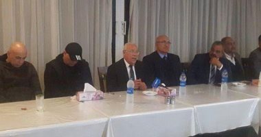 محافظ بورسعيد يلتقي بلاعبي المصري قبل السفر لأداء مباريات كأس الكونفدرالية