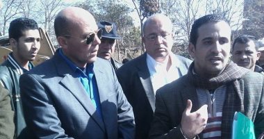 جداريات جديدة على مبانى المصالح الحكومية بأشمون لمنع الملصقات