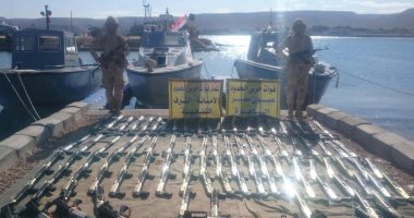 حرس الحدود تضبط مليونا و250ألف قرص ترامادول و800 كيلو حشيش بالحدود الغربية