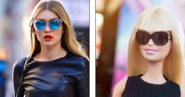 بالصور..بفضل Tommy Hilfiger..جى جى حديد تتحول لٌدمية وتنافس باربى