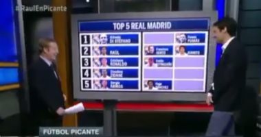 بالفيديو.. راؤول يختار نفسه ضمن أساطير ريال مدريد ويستبعد بوشكاش