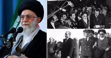 مشهدان يكتبان الذكرى الـ38 للثورة الإسلامية فى إيران.. طهران تستبدل التاج بالعمامة عام 1979.. والخمينى يرفع شعار "الموت للشيطان الأكبر".. وترامب يصعد المواجهة بعد 4 عقود بإطلاق صاروخ باليستى إيرانى