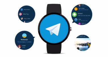 "تليجرام" يصل للساعات الذكية العاملة بنظام Android Wear 2.0