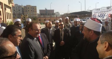 بالصور.. محافظ بنى سويف يستقبل وزير الأوقاف