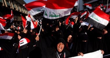 لليوم الثانى.. مظاهرة حاشدة للتيار الصدرى فى ساحة التحرير بالعراق
