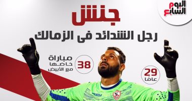 بالإنفوجراف.. "جنش" رجل الشدائد فى الزمالك