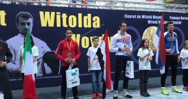  محمد حمزة يحصد برونزية الاتحاد الأوروبى للشيش