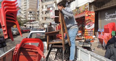 حملة بشرق مدينة نصر لرفع إشغالات الباعة الجائلين