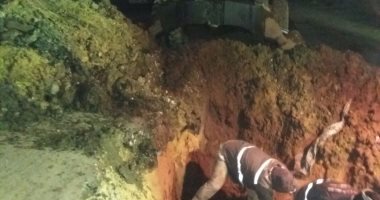 بالصور.. استجابة لـ"صحافة المواطن": إصلاح خط طرد بيجام فى شبرا الخيمة