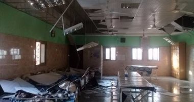 لجنه من الصحة لمعاينة مستشفى طنطا بعد انهيار سقفه على المرضى