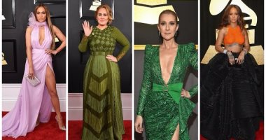 بالصور.. من وقف خلف أشيك فساتين النجمات على الريد كاربت فى حفل توزيع جوائز "Grammy"؟.. آديل فضلت "جافينشى".. لوبيز بإطلالة ساحرة بإمضاء Ralph & Russo.. وليدى جاجا مازالت محتفظة بلقب المثيرة للجدل