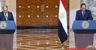 الرئيس اللبنانى: لا خلاص من الإرهاب إلا بالتضامن الكامل فى مواجهته