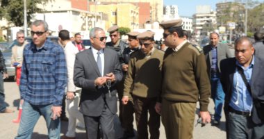 بالصور ..مدير أمن سوهاج يشارك بحملة أسبوع الانضباط