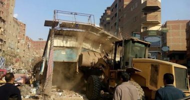 استمرار حملات إزالة لإشغالات بمدن محافظة القليوبية