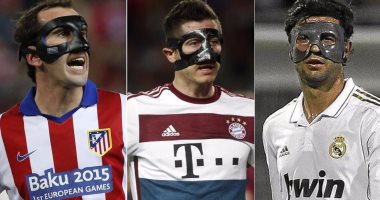 بالصور.. أبرز 10 نجوم ملثمين فى ملاعب كرة القدم بالعالم