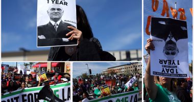 مظاهرات لموظفى المطاعم بأمريكا لرفع أجورهم لـ15 دولارا فى الساعة