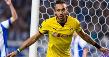 أوباميانج يقود هجوم دورتموند فى مواجهة بنفيكا بدورى أبطال أوروبا